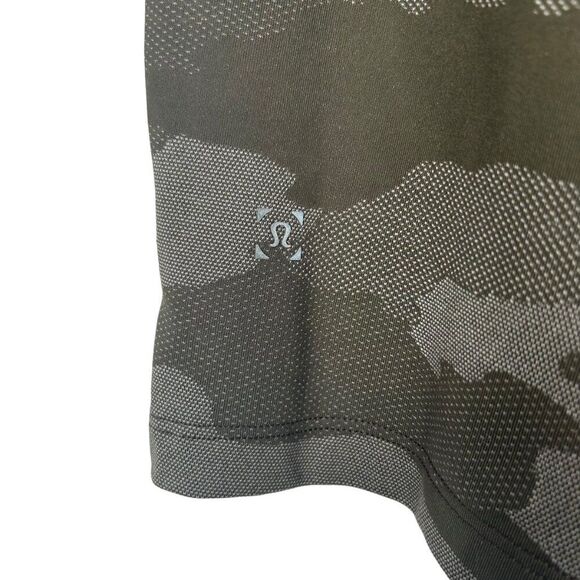 LULULEMON T.H.E. Short 7" Mesh Mesh Camo Max Dark Olive Green Small - Picture 5 of 10